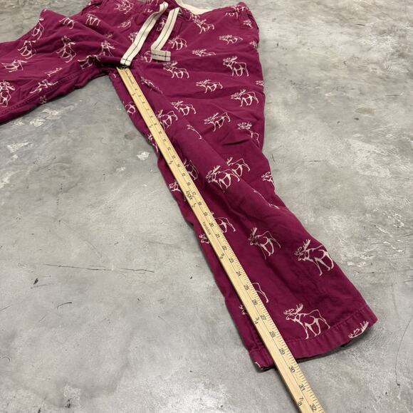Abercrombie & Fitch Pants Mens Red Moose Sleepwear Vintage Y2K Size XL - Picture 6 of 6
